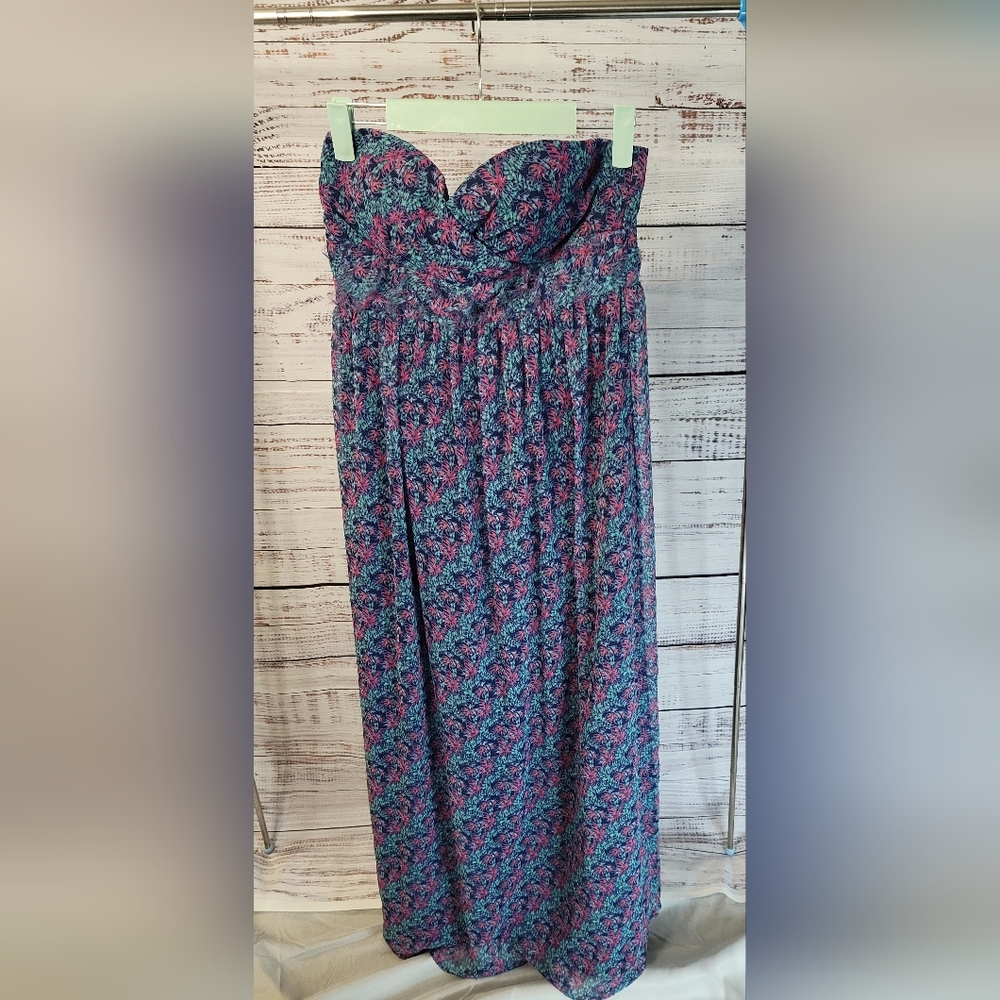 BCBG S6 strapless Maxi dress